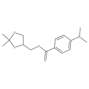 4-(4-Dimethylaminophenylcarbonyloxymethyl)-2,2-dimethyl-1,3-dioxolane Structure