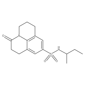 N-(sec-butyl)-3-oxo-1,2,3,5,6,7-hexahydropyrido[3,2,1-ij]quinoline-9-sulfonamide Structure