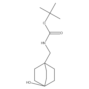 tert-butylN-({4-hydroxybicyclo[2.2.2]octan-1-yl}methyl)carbamate结构式