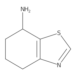 4,5,6,7-Tetrahydrobenzo[d]thiazol-7-amine结构式