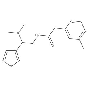 N-(2-(dimethylamino)-2-(thiophen-3-yl)ethyl)-2-(m-tolyl)acetamide Structure