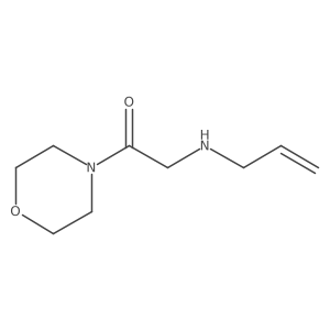 1-Morpholin-4-yl-2-(prop-2-enylamino)ethanone结构式