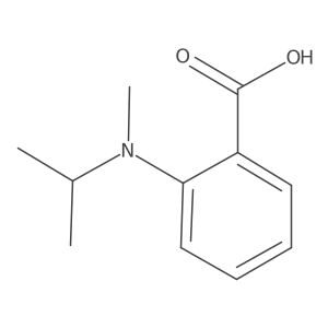 2-[Methyl(propan-2-yl)amino]benzoic acid Structure