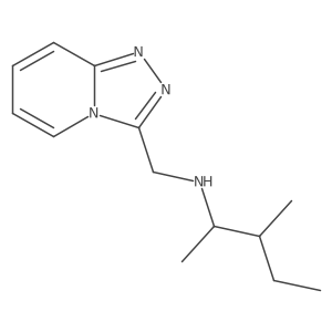 (3-Methylpentan-2-yl)({[1,2,4]triazolo[4,3-a]pyridin-3-ylmethyl})amine Structure