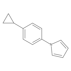 1-(4-Cyclopropylphenyl)-1H-pyrrole结构式