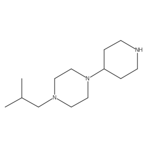 1-Isobutyl-4-piperidin-4-yl-piperazine Structure