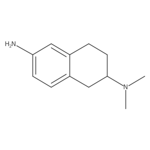 N2,N2-dimethyl-1,2,3,4-tetrahydronaphthalene-2,6-diamine结构式