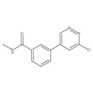 3-(6-Chloro-4-pyridazinyl)-N-methylbenzamide结构式