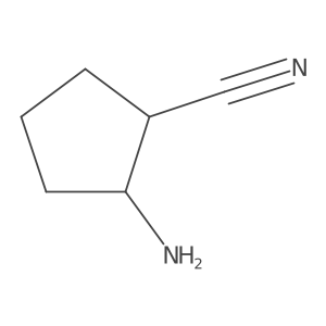 (1S,2R)-2-aminocyclopentane-1-carbonitrile Structure