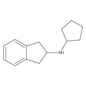 N-cyclopentyl-2,3-dihydro-1H-inden-2-amine Structure