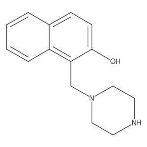 1-[(Piperazin-1-yl)methyl]naphthalen-2-ol Structure