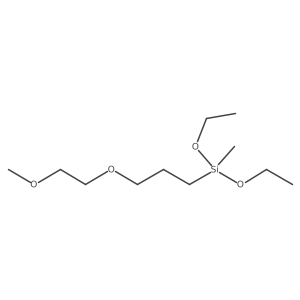 Diethoxy-[3-(2-methoxyethoxy)propyl]-methylsilane Structure