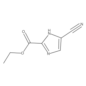 Ethyl 5-cyano-1H-imidazole-2-carboxylate结构式