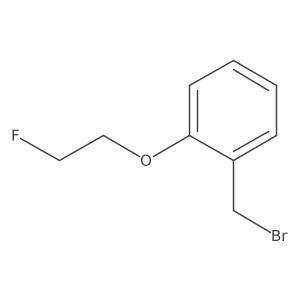 1-(Bromomethyl)-2-(2-fluoroethoxy)benzene Structure