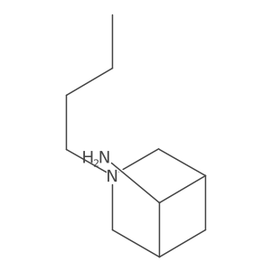 3-Butyl-3-azabicyclo[3.1.1]heptan-6-amine结构式
