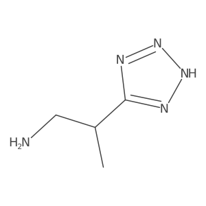 2-(1H-1,2,3,4-tetrazol-5-yl)propan-1-amine Structure