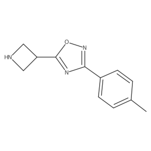 5-(Azetidin-3-yl)-3-(p-tolyl)-1,2,4-oxadiazole结构式