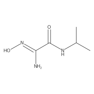 (Z)-2-Amino-2-(hydroxyimino)-N-isopropylacetamide结构式