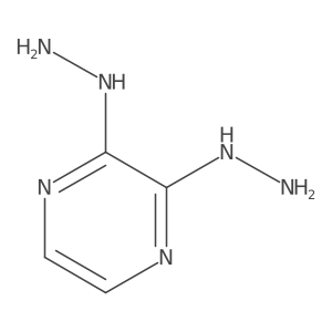 2,3-Dihydrazinylpyrazine Structure