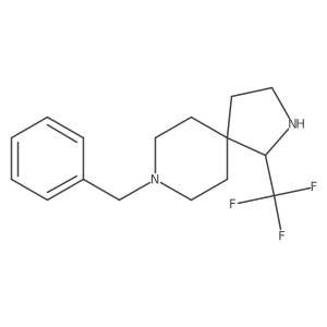2,8-Diazaspiro[4.5]decane, 8-(phenylmethyl)-1-(trifluoromethyl)- Structure