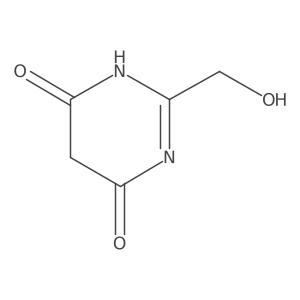 6-hydroxy-2-(hydroxymethyl)pyrimidin-4(5H)-one Structure