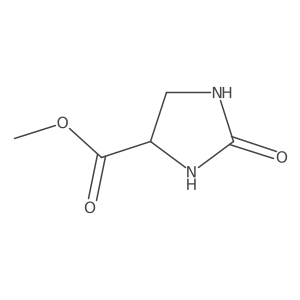 Methyl 2-oxoimidazolidine-4-carboxylate结构式
