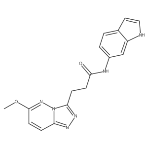 N-(1H-indol-6-yl)-3-(6-methoxy[1,2,4]triazolo[4,3-b]pyridazin-3-yl)propanamide Structure
