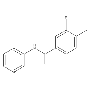 3-fluoro-4-methyl-N-(pyridin-3-yl)benzamide Structure