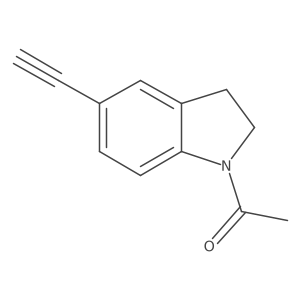 Ethanone, 1-(5-ethynyl-2,3-dihydro-1H-indol-1-yl)-结构式