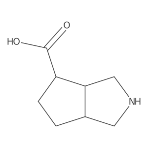 Octahydrocyclopenta[c]pyrrole-4-carboxylic acid结构式