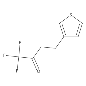 1,1,1-Trifluoro-4-(thiophen-3-yl)butan-2-one Structure