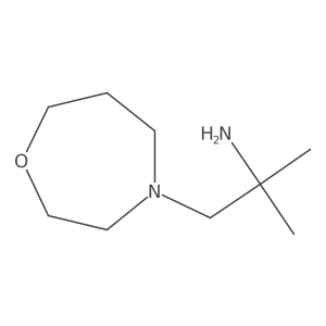 2-Methyl-1-(1,4-oxazepan-4-yl)propan-2-amine Structure
