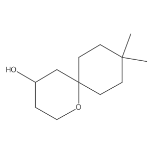 9,9-Dimethyl-1-oxaspiro[5.5]undecan-4-ol结构式