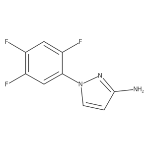 1-(2,4,5-trifluorophenyl)-1H-pyrazol-3-amine Structure