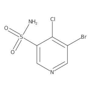 5-Bromo-4-chloropyridine-3-sulfonamide Structure