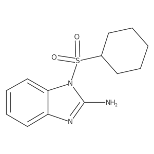 1-(Cyclohexylsulfonyl)-1H-benzo[d]imidazol-2-amine Structure