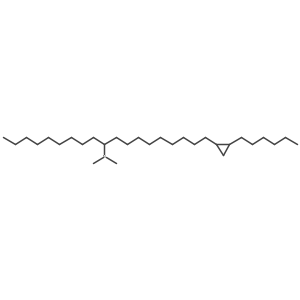 1-(2-hexylcyclopropyl)-N,N-dimethylnonadecan-10-amine Structure