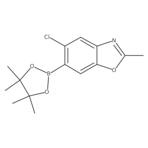 2-(5-Chloro-2-methylbenzoxazol-6-yl)-4,4,5,5-tetramethyl-1,3,2-dioxaborolane Structure