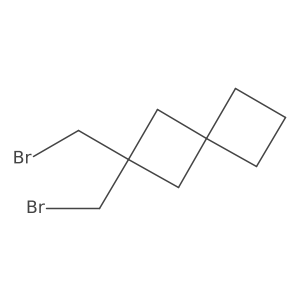 2,2-Bis(bromomethyl)spiro[3.3]heptane结构式