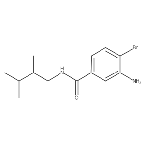 Benzamide, 3-amino-4-bromo-N-(2,3-dimethylbutyl)- Structure