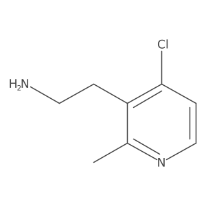 2-(4-Chloro-2-methylpyridin-3-YL)ethanamine结构式