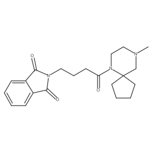2-(4-(9-Methyl-6,9-diazaspiro[4.5]decan-6-yl)-4-oxobutyl)isoindoline-1,3-dione结构式