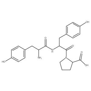 L-Tyrosyl-L-tyrosyl-L-proline Structure