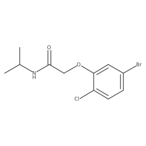 2-(5-Bromo-2-chlorophenoxy)-N-isopropylacetamide Structure