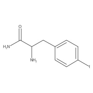 2-Amino-3-(4-iodophenyl)propanamide结构式