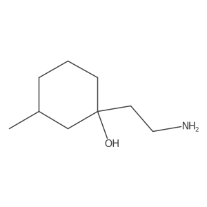 1-(2-Aminoethyl)-3-methylcyclohexan-1-ol Structure