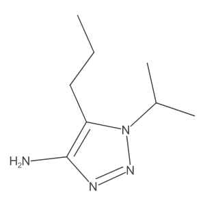 1-(propan-2-yl)-5-propyl-1H-1,2,3-triazol-4-amine结构式
