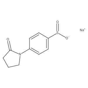 Sodium 4-(2-oxopyrrolidin-1-yl)benzene-1-sulfinate Structure