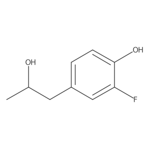 2-Fluoro-4-(2-hydroxypropyl)phenol结构式