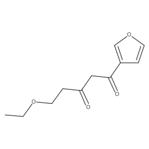 5-Ethoxy-1-(furan-3-yl)pentane-1,3-dione Structure